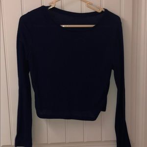 See through crop top